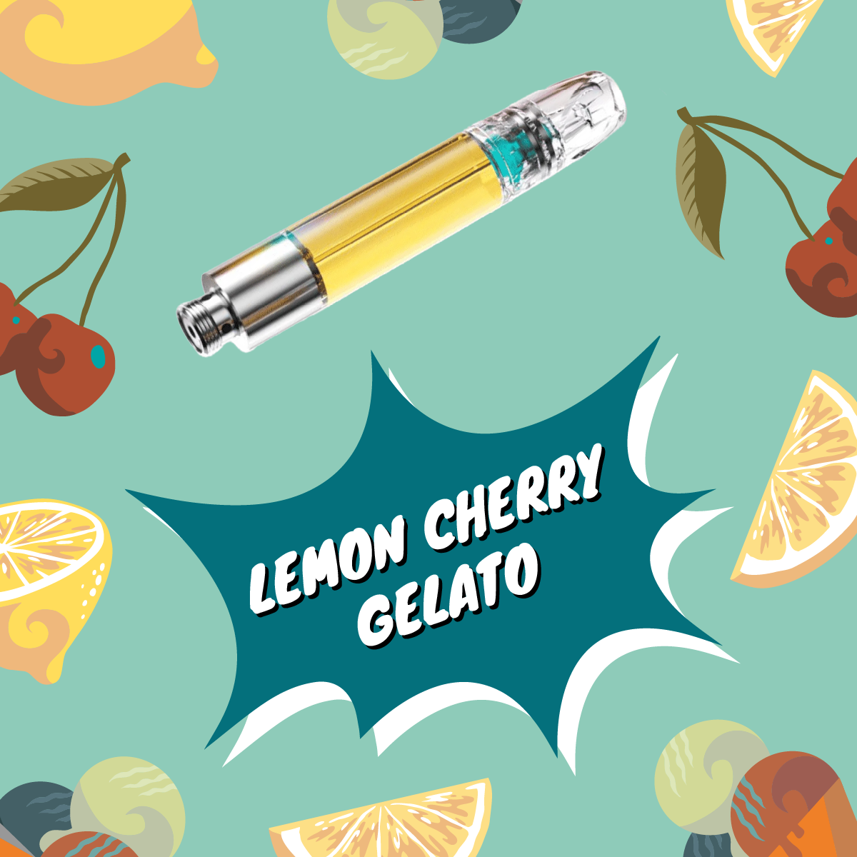 Sativa Dominant Canna Club Lemon Cherry Gelato Distillate + Vape Cart | 1ml