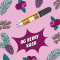 Indica Dominant Canna Club OG Berrie Kush Distillate + Vape Cart | 1ml