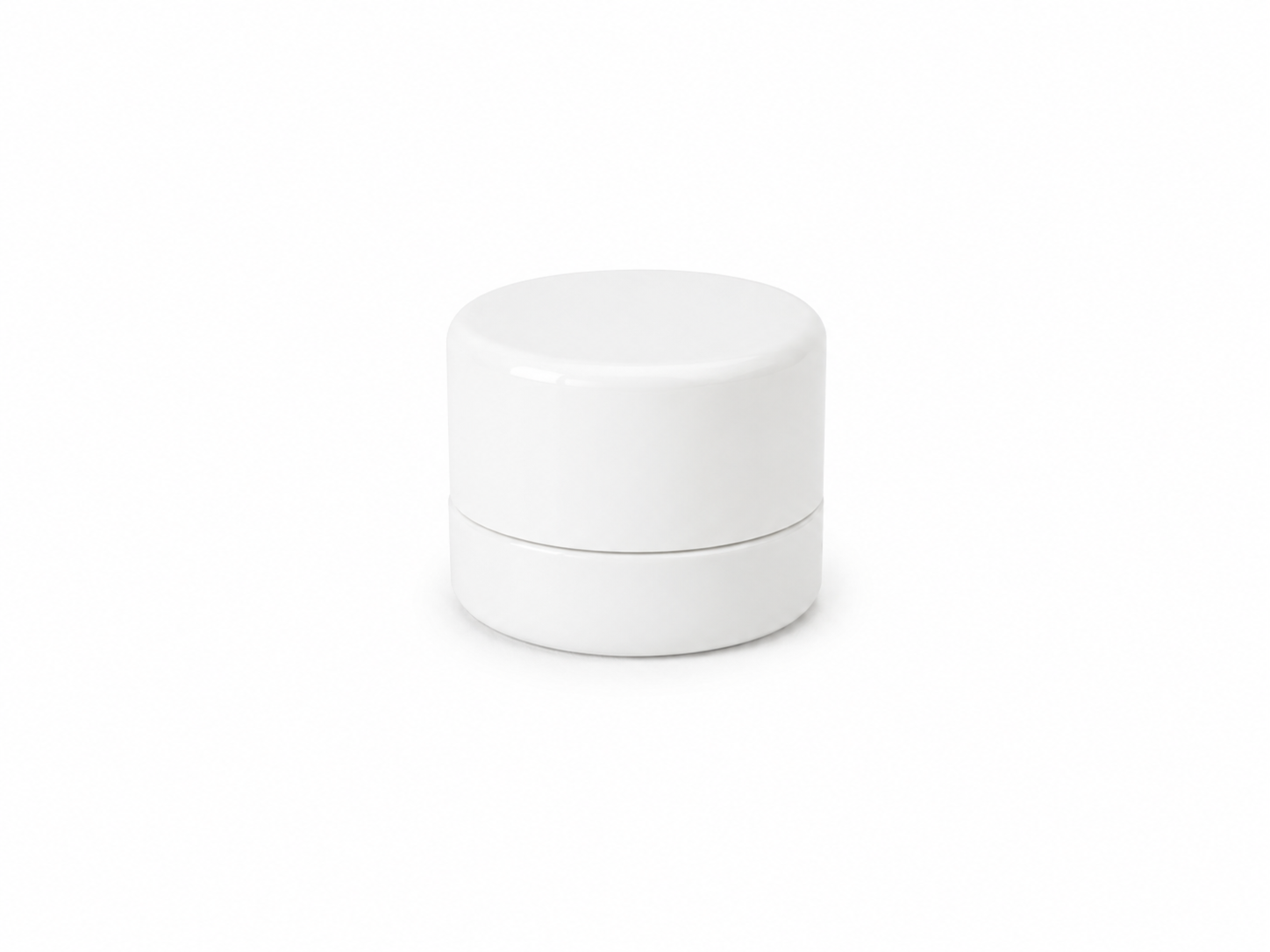 Child Resistant Glass Jar 5 g White